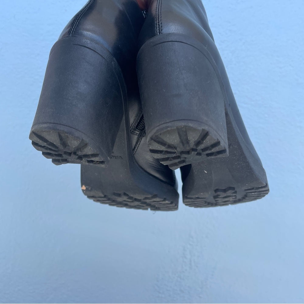 Vagabond black leather o-ring zipper booties 39 - Picture 6 of 7